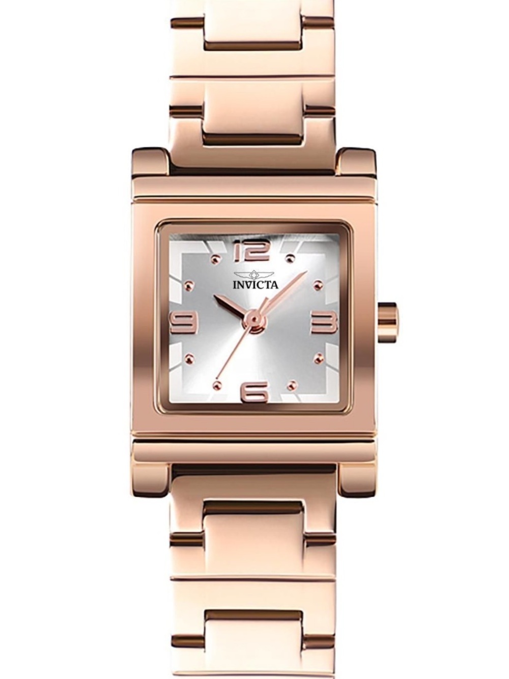 Invicta Women’s Rose Gold Tone Square Bracelet Watch - New with Box